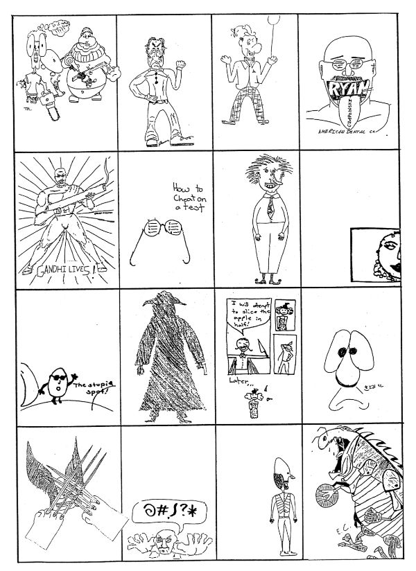 Back cover of Fast and Easy Cartooning for Fun!